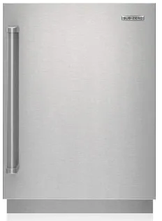Front view of the Sub-Zero DEU2450RO/R outdoor refrigerator